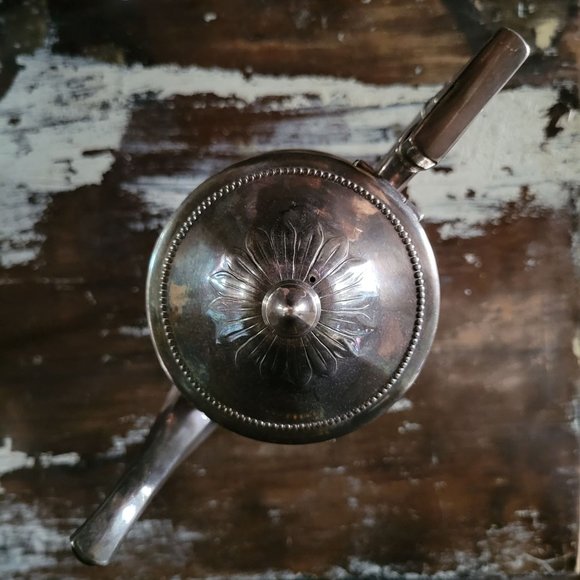 Antique WMF Germany Silverplate Teapot c.1910, Hoof Style Feet Teapot, Edwardian - Picture 9 of 12